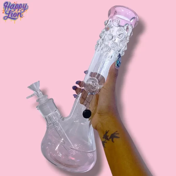 Pink scales bong beaker